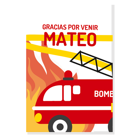 Bolsita sobre Pers. Bomberos