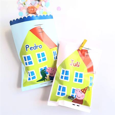 Bolsita sobre Pers. Peppa/ George