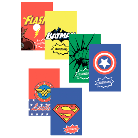 Bolsita sobre Pers. Super Heroes