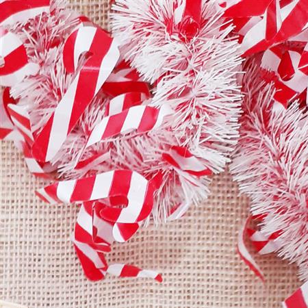 Guirnalda Boa Bastones navideños