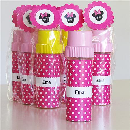 Kit Souvenir Minnie o Mickey burbujeros Pers