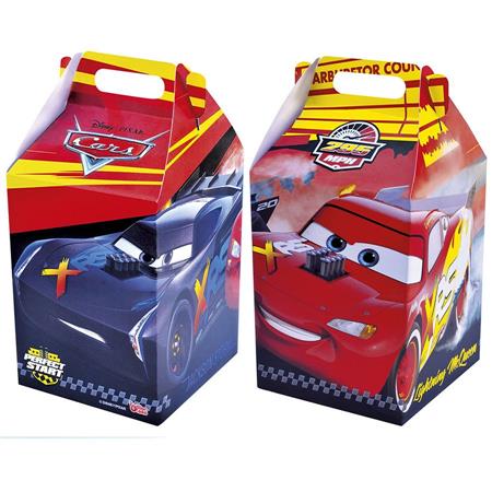 Cajitas altas Cars 6u