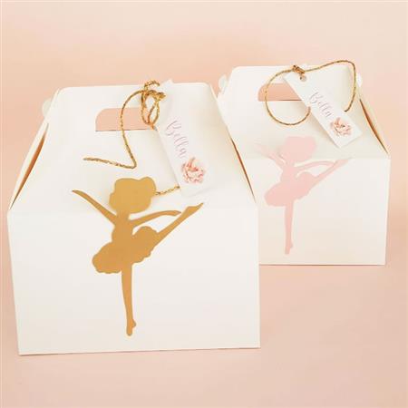 Cajita Feliz Bailarina (rosa/dor) Pers