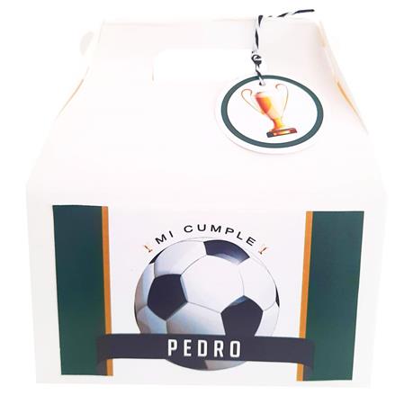 Cajita Feliz Futbol Glam Soccer Party Pers
