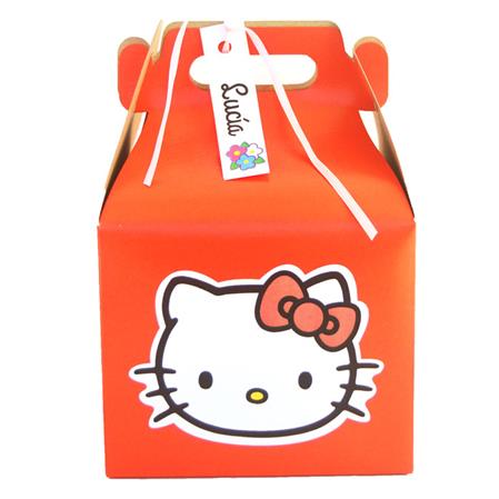 Cajita Feliz roja Kitty. Pers