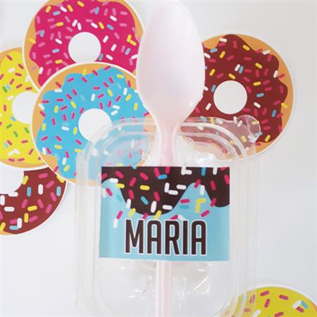 Set cajita torta Donuts x10 Pers