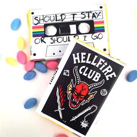 Cajita cassette Sugus - Stranger Things . Pers.