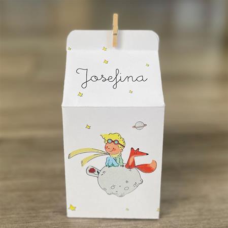 Cajita lechera. Milk Box El Principito. Pers