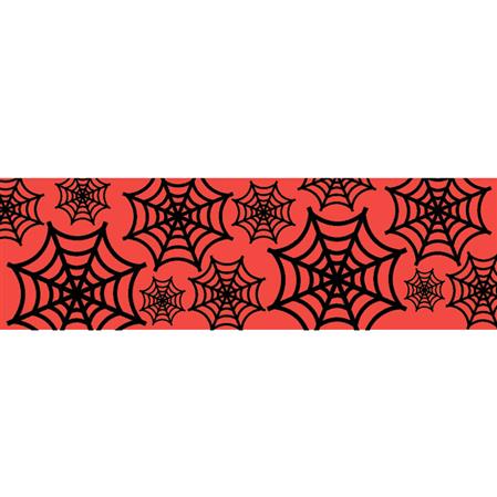 Camino de papel Telas de araña (rojo) 90cm