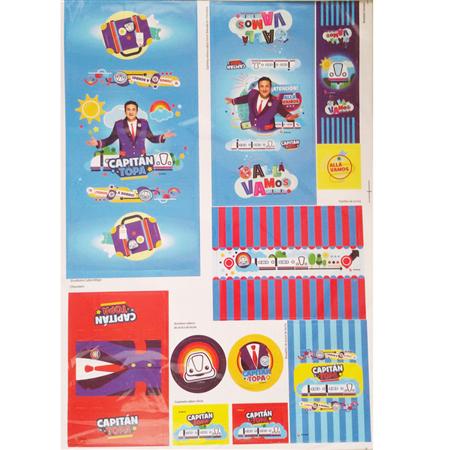 Candy Bar Kit Topa (etiquetas y stickers)