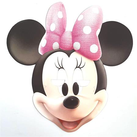 Careta de cartón Minnie 6u