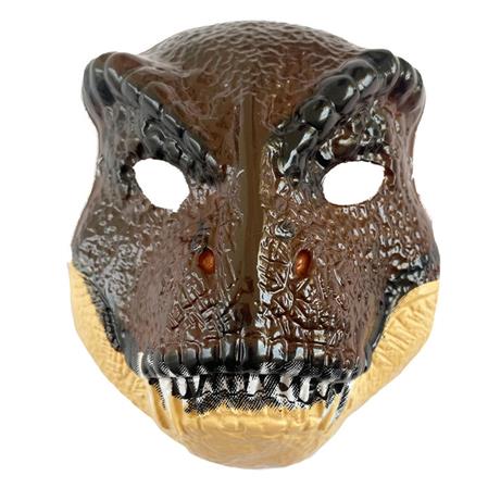 Careta plástica Dinosaurio 6u