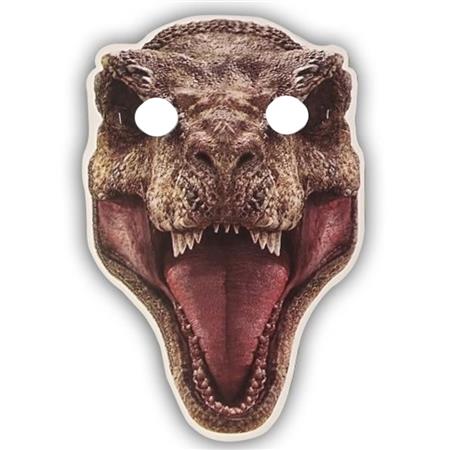 Careta de cartón Jurassic 10u