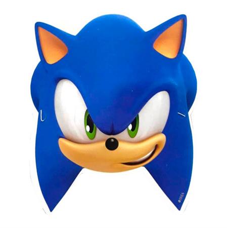 Careta de cartón SONIC 8u