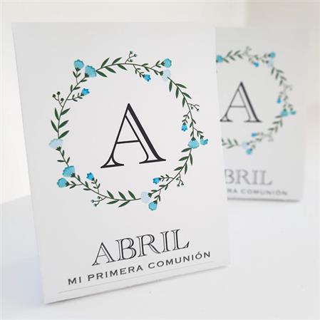 Carpita cartel Aro de flores (Am, cel y rosa) 2u Pers