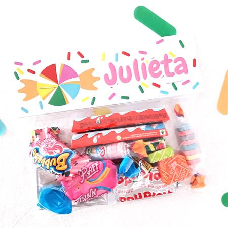Carpitas cierra bolsa Candys 8u Pers