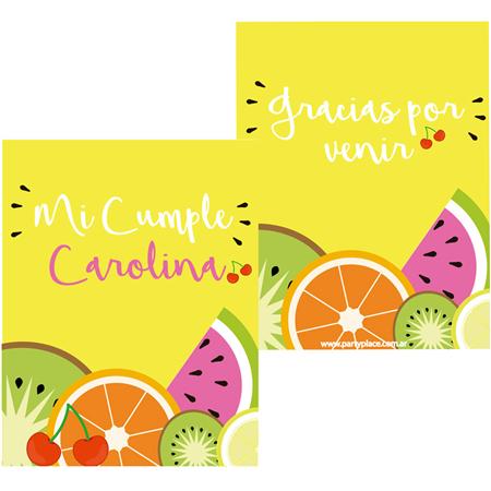 Carpita cartel Frutas 2u Pers