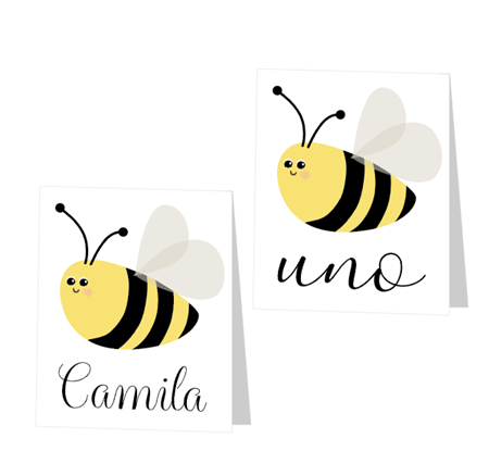 Carpita cartel Abeja Bee 2u Pers