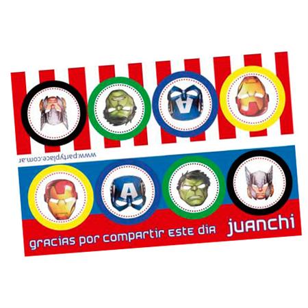 Carpitas cierra bolsa The Avengers 8u