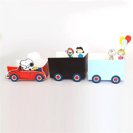 Bowls auto y carros Snoopy x3
