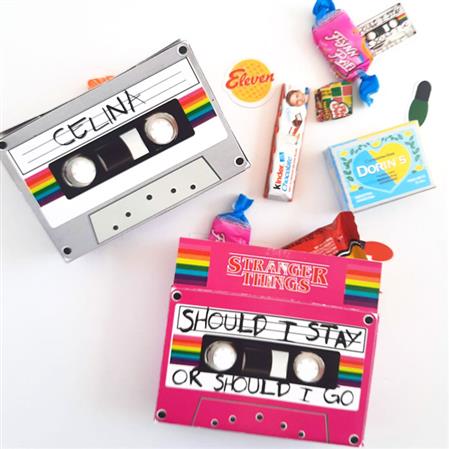Cajita cassette Stranger Things . Para Pers