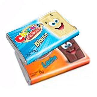 Chocolatines Georgalos Caja 40u (elegi blancos o negros)