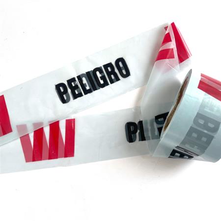Cinta plastica PELIGRO 10mts