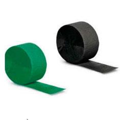 Guirnaldas tiras verde y negras 2u