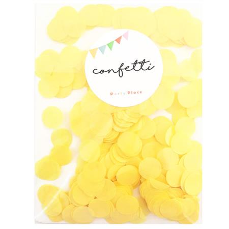 Confetti tissue amarillo