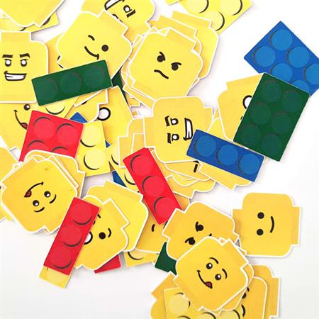 Confetti formitas Lego 20u