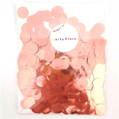 Confetti met Rose gold