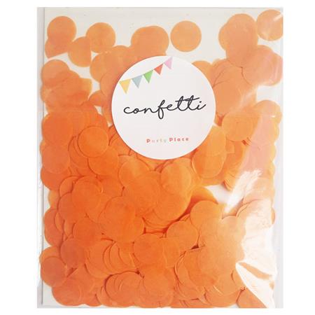 Confetti tissue naranja