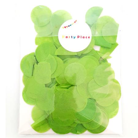Confetti tissue verde