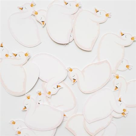 Confetti formitas cisne 20u