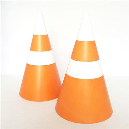 Conos naranjas 2u
