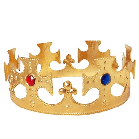 Corona dorada de rey