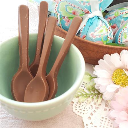 Molde para chocolates. Cucharas