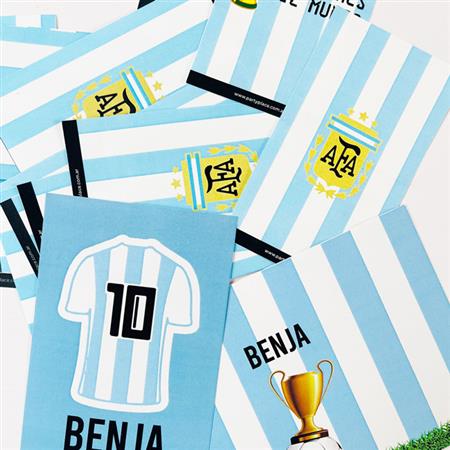 Envoltorios para golosinas Futbol Argentina 60 piezas Pers