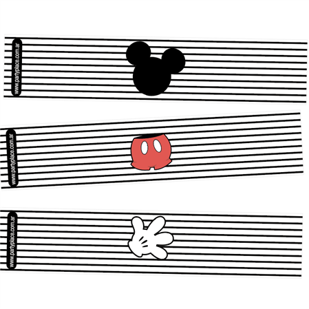 Fajas medianas Mickey 8u