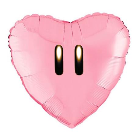 Globo Mario Bros Corazon 40cm