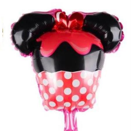 Globo Minnie Cupcake Rosa 25cm