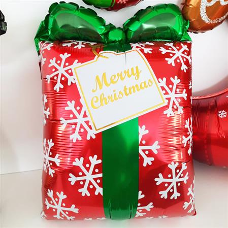 Globo navidad Regalo Merry Christmas 60cm