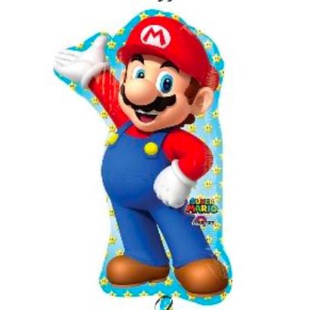 Globo Super Mario Bros 30cm. Importado