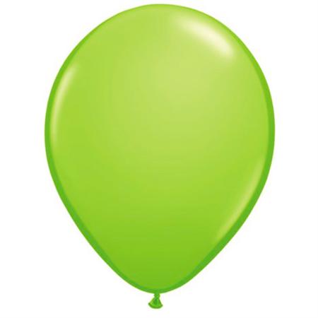 Globos lisos verde manzana 10u