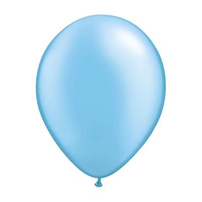 Globos lisos satinados celestes 10u