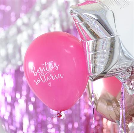 Globos Besitos Soltería 10u