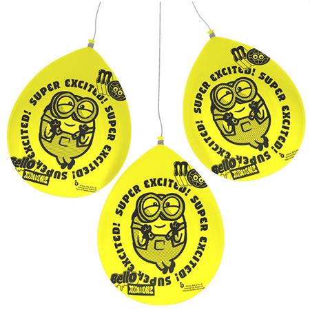 Globos Minions (amarillos y naranjas) 15u