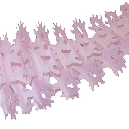Guirnalda de papel redonda sol rosa