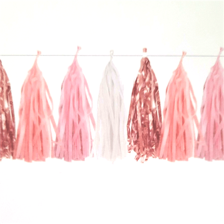 Guirnalda flecos/borlas Tiffany