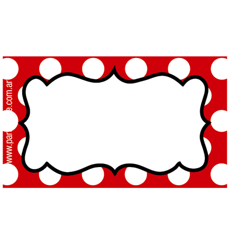 Identificador Minnie roja 12u
